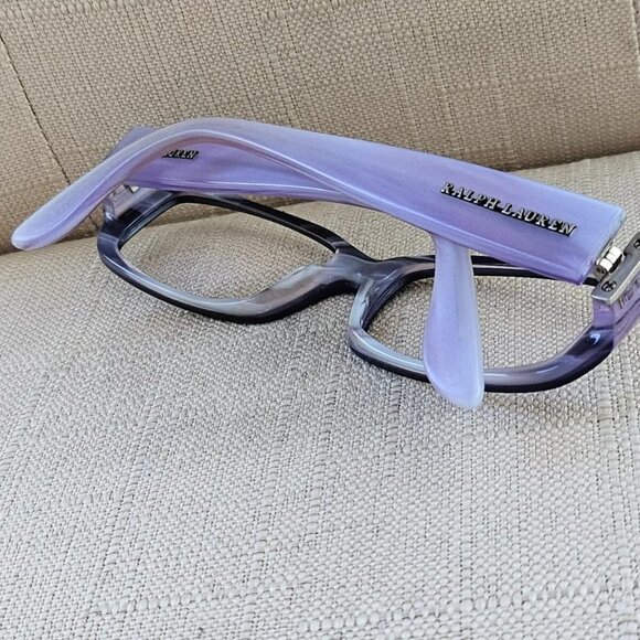 RL Ralph Lauren Women Glasses Frame Lilac/Black Eyeglasses RL6018 Made in Italy - Picture 5 of 12